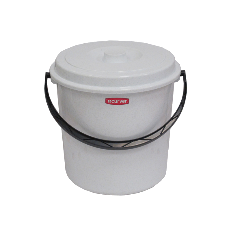 Відро пластикове CURVER (03207), універсальне, з кришкою, 12 л